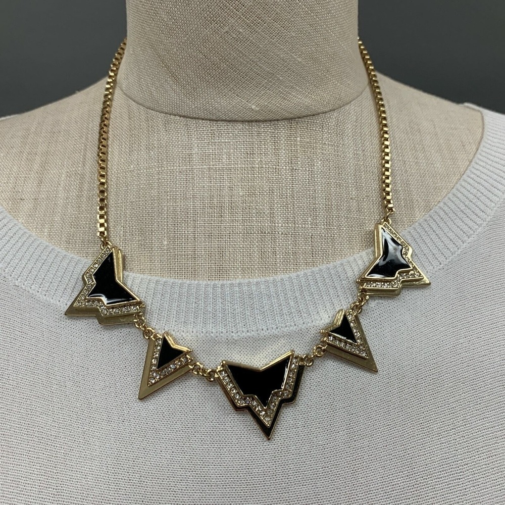 Bay to Baubles Necklace Valencia Enamel Geometric
